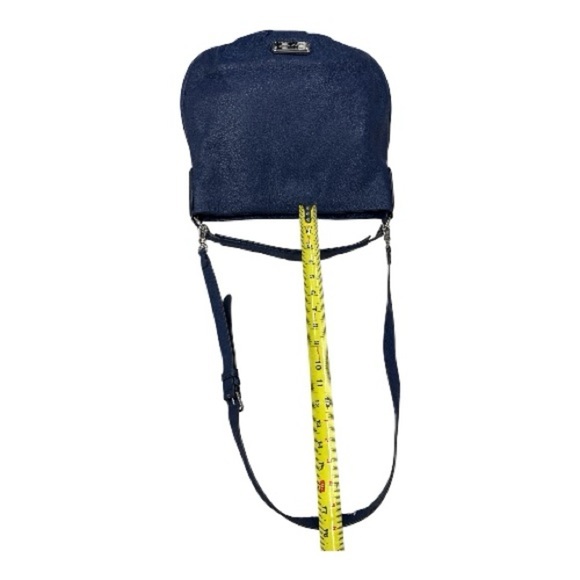 MARC BY MARC JACOBS Q Hillier Pebbled Hobo Shoulder Bag Navy - Picture 14 of 16